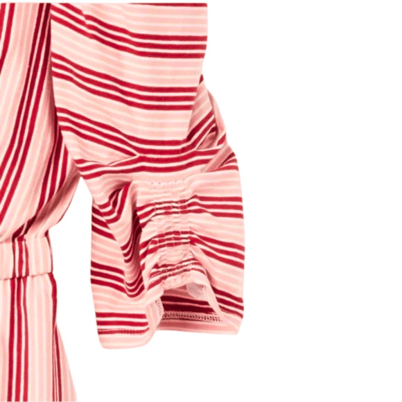 Matilda Jane McIntosh Red Pink A-line Striped Knit Dress-Xtra Large - Picture 7 of 7